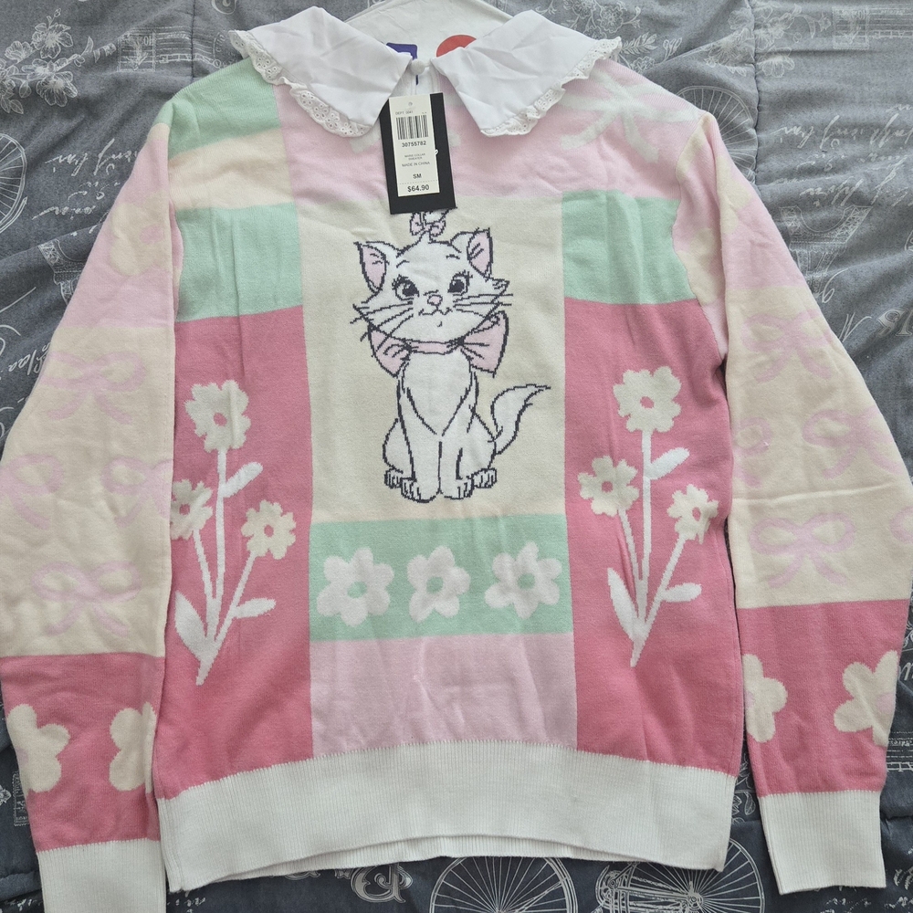 Disney Marie Collar Sweater